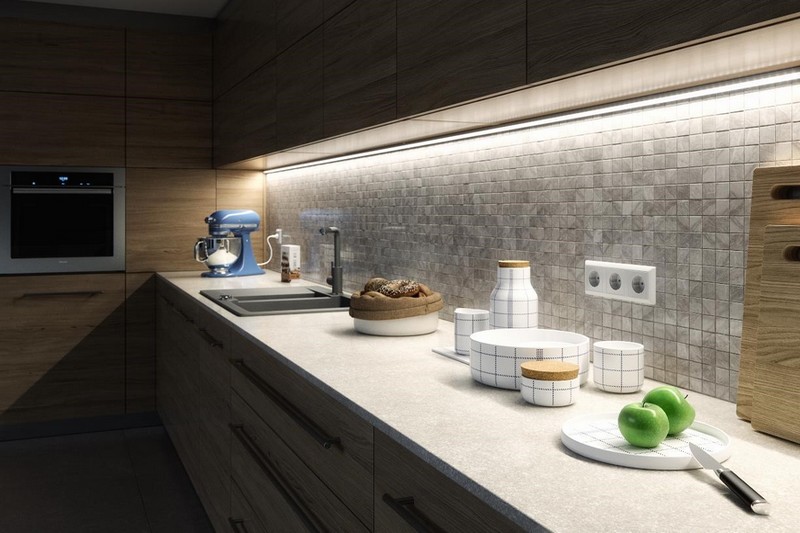 Lingvistik svær at tilfredsstille Støvet LIGHTING.PL - Nowoczesne oświetlenie kuchni – aluminiowe profile LED