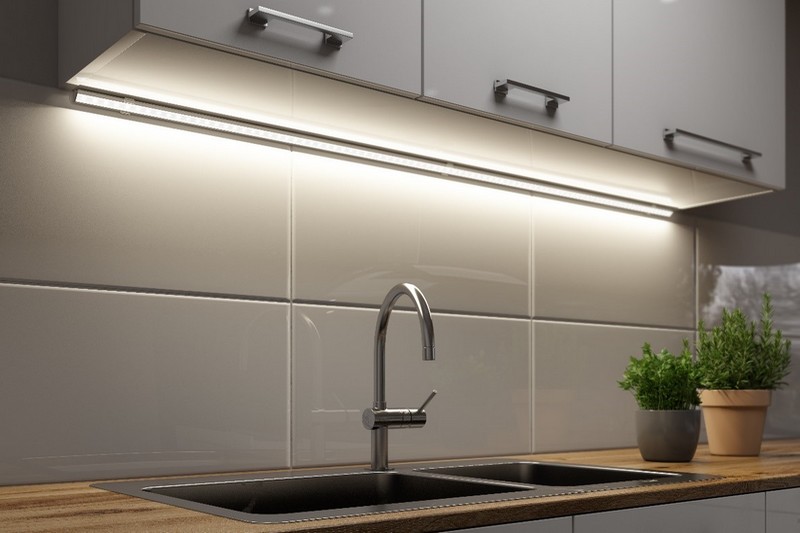 Oświetlenie LED w kuchni – jak zamontować oświetlenie LED pod szafkami?